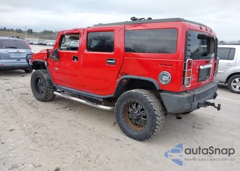 2004 Hummer H2 из США, поврежденный, VIN 5GRGN23U54H120134